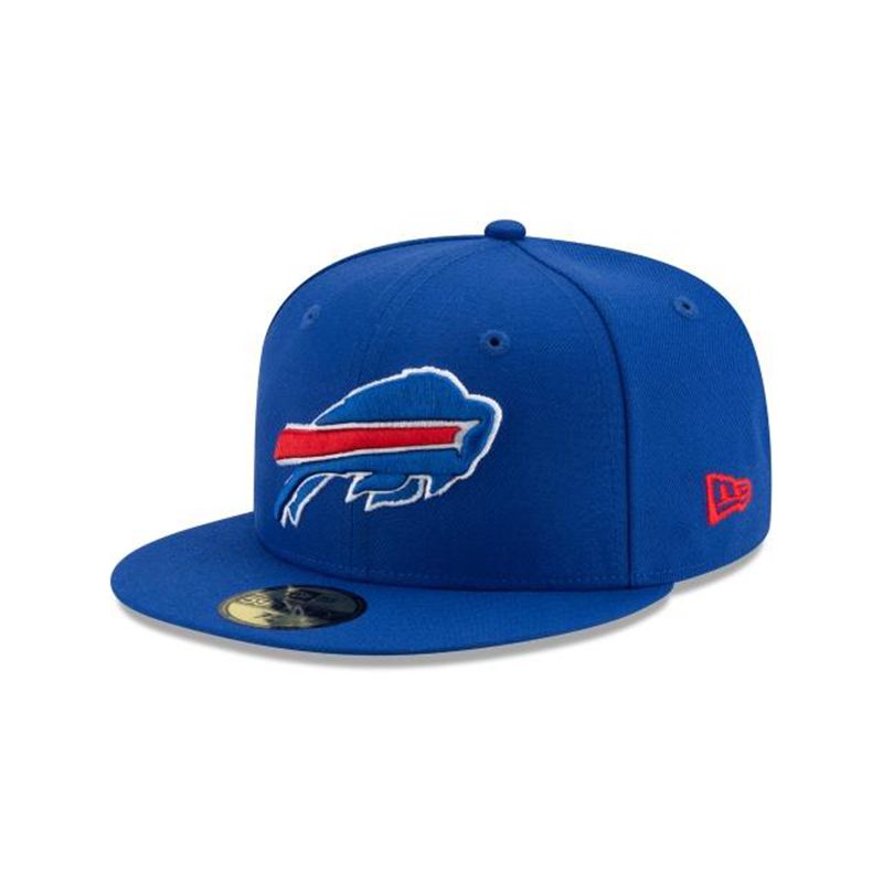 NFL Buffalo Bills 59Fifty Fitted (EHE0558) - Blue New Era Caps